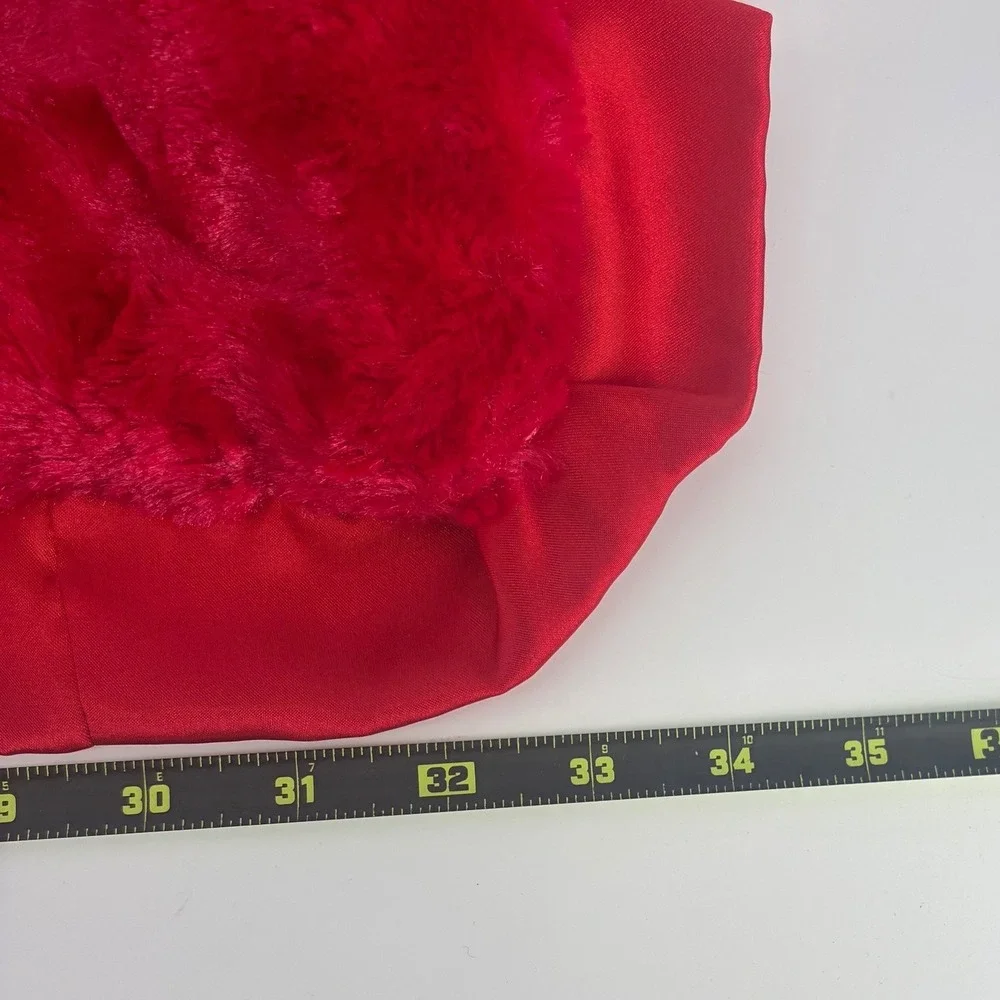 Minky Couture All Star Sports Baby Blanket Red Satin Ruffle Trim Football Soccer